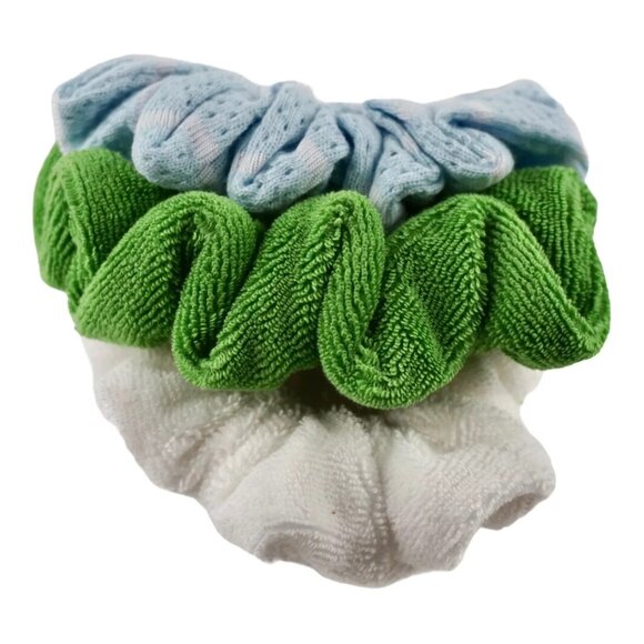 Gymboree Dandelion Wishes set of 3 Ponytail Hair Scrunchies Ponytail Holder NEW - Picture 3 of 3